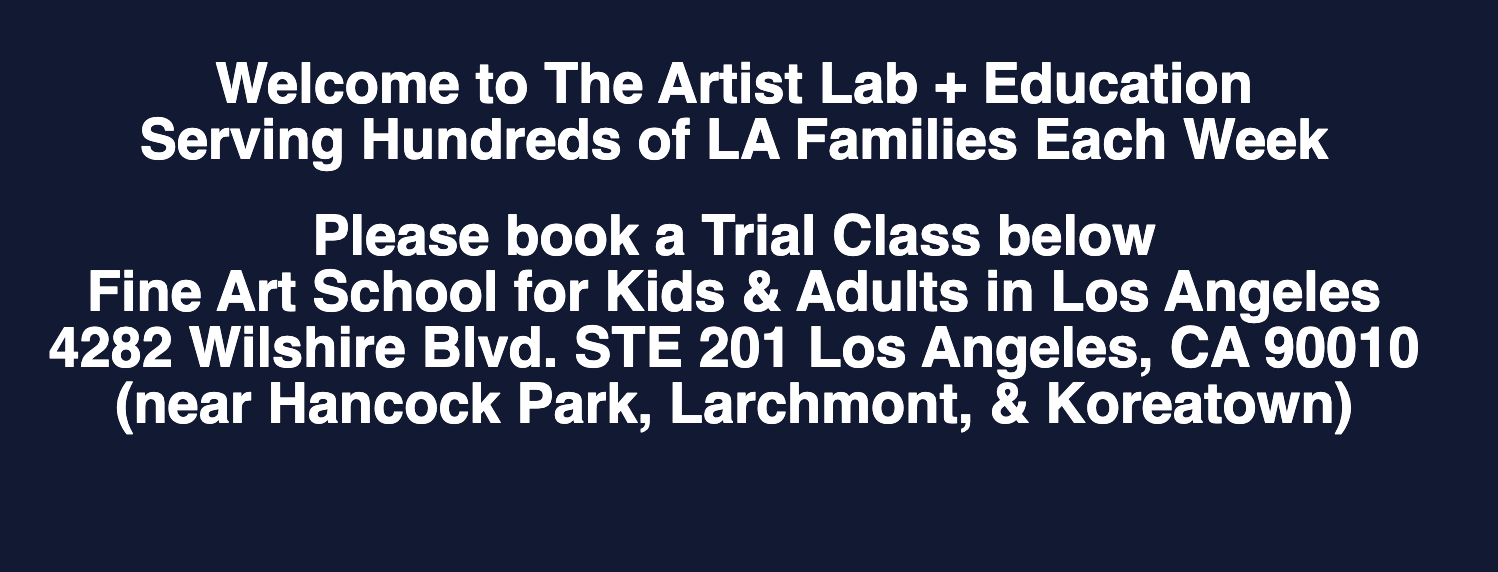 Fine Art Classes for Kids, Teens & Adults in LA – The Artist Lab